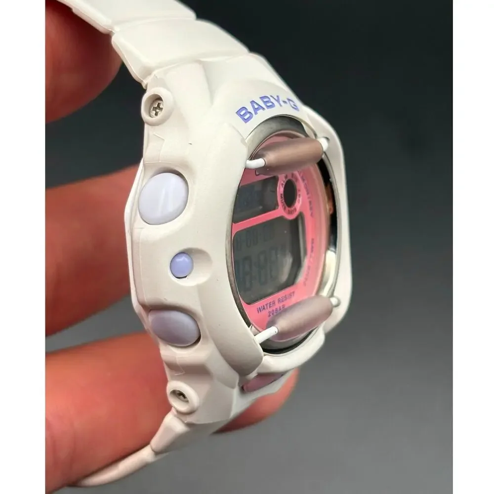 Casio Baby-G BG-169PB-7 Playful Beach White Pink Digital W omen’s Watch 200M